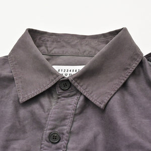 Like new MAISON MARGIELA Double Dye Workwear Shirt S50DT0080 M35702 41 Size Plum Long Sleeve Shirt Used 4a008747