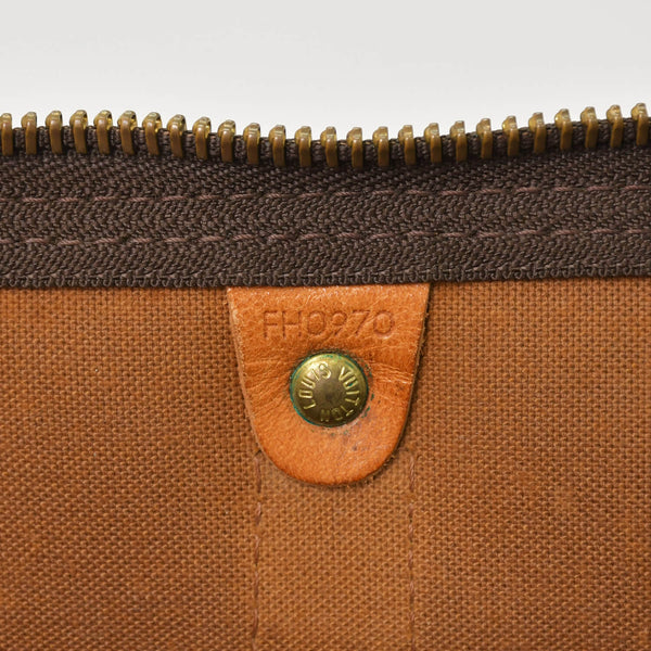 LOUIS VUITTON Monogram Keepall Bandouliere 55 2WAY Boston Bag M41414 Brown Canvas Good Condition Used 4a000876