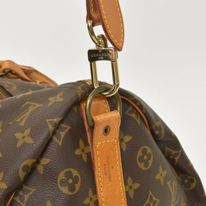 LOUIS VUITTON Monogram Keepall Bandouliere 55 2WAY Boston Bag M41414 Brown Canvas Good Condition Used 4a000876