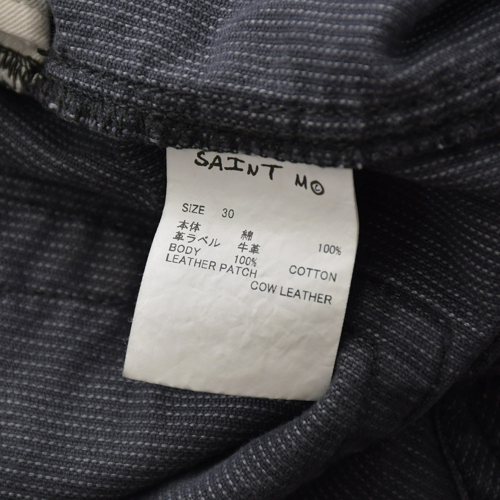 New and unused SAINT Mxxxxxx Saint Michael CORDUROY PANTS STRAIGHT SM-MK1-0000-068 Black 30 size Bronze hardware Used 4a008880