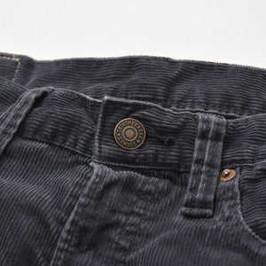 新品未使用 SAINT Mxxxxxx セントマイケル CORDUROY PANTS STRAIGHT SM-MK1-0000-068 ブラック 30サイズ ブロンズ金具 中古 4a008880