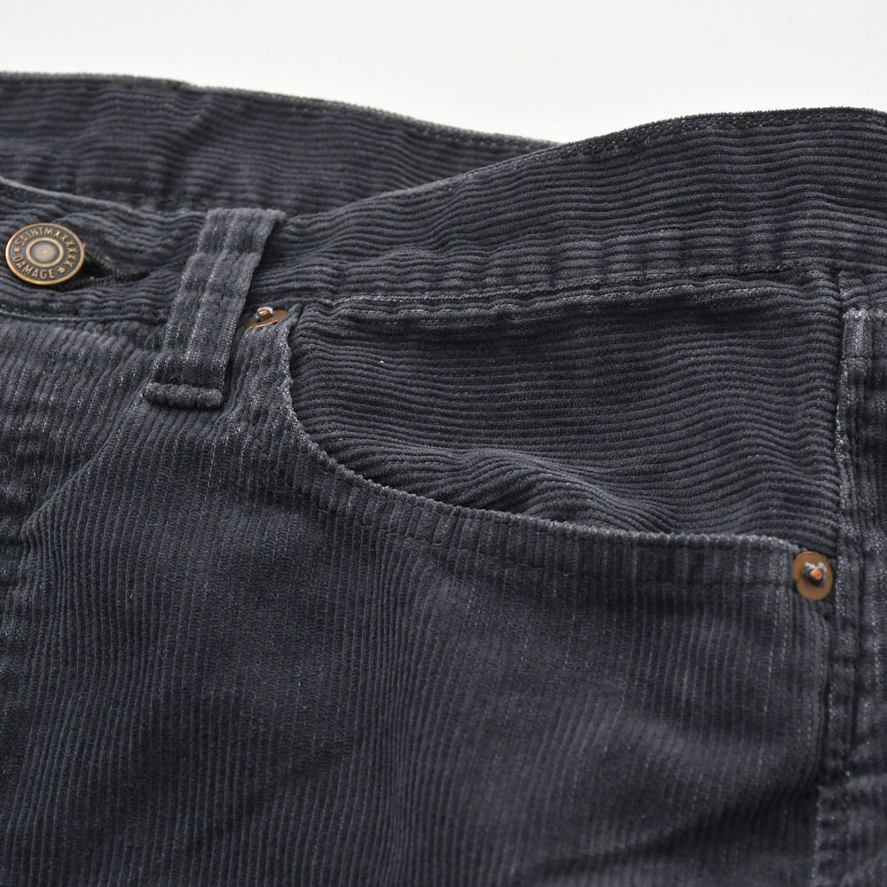 New and unused SAINT Mxxxxxx Saint Michael CORDUROY PANTS STRAIGHT SM-MK1-0000-068 Black 30 size Bronze hardware Used 4a008880