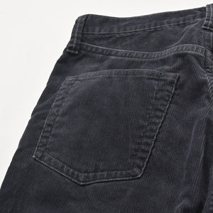 新品未使用 SAINT Mxxxxxx セントマイケル CORDUROY PANTS STRAIGHT SM-MK1-0000-068 ブラック 30サイズ ブロンズ金具 中古 4a008880