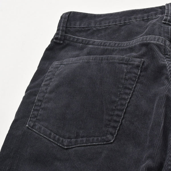 新品未使用 SAINT Mxxxxxx セントマイケル CORDUROY PANTS STRAIGHT SM-MK1-0000-068 ブラック 30サイズ ブロンズ金具 中古 4a008880
