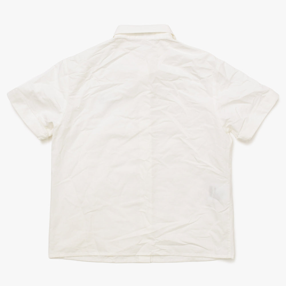 Like new item MIU MIU Shirt Short Sleeve Shirt Black White White Size 38 MK1933 S000 163M Used 4a008881
