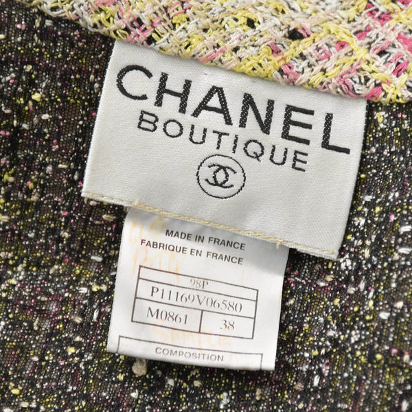 CHANEL Tailored Suit Setup P11169V06580 Size 38 Tweed Here Mark Jacket Skirt Good Condition Used 4a000889