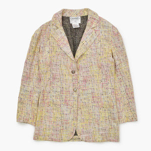 CHANEL Tailored Suit Setup P11169V06580 Size 38 Tweed Here Mark Jacket Skirt Good Condition Used 4a000889