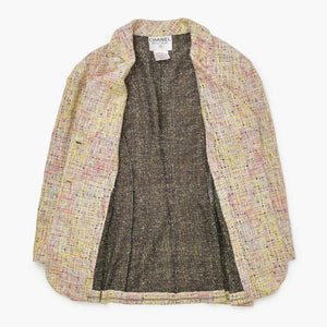 CHANEL Tailored Suit Setup P11169V06580 Size 38 Tweed Here Mark Jacket Skirt Good Condition Used 4a000889