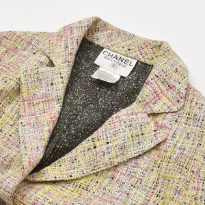 CHANEL Tailored Suit Setup P11169V06580 Size 38 Tweed Here Mark Jacket Skirt Good Condition Used 4a000889