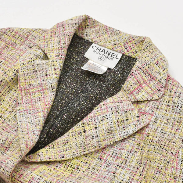 CHANEL Tailored Suit Setup P11169V06580 Size 38 Tweed Here Mark Jacket Skirt Good Condition Used 4a000889