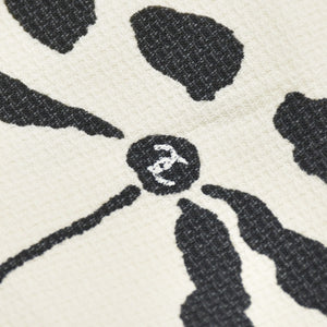 CHANEL シャネル ミニドレス P10408V06399 ホワイト ブラック トンボ レーヨン アセテート ヴィンテージ 美品 中古 4a000894