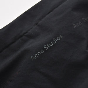 Acne Studios Jacket Jumper Mod Coat Logo Hooded Black Burgundy Check FN-MN-OUTW000471 Excellent condition, pre-owned, item number 4a008942