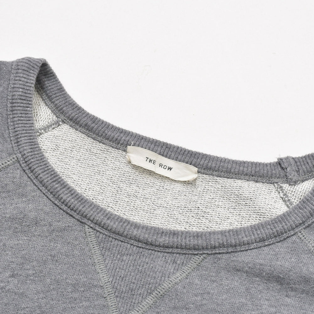 THE ROW Crewneck Cotton Sweatshirt Sweatshirt Gray Size XXL Good Condition Used 4a008943