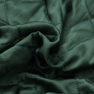 新品同様 PRADA プラダ 18AW ハリントンジャケット ブルゾン SGH055 R182 ポリエステル ブラック ホワイト シルバー金具 サイズ48 中古 4a008944