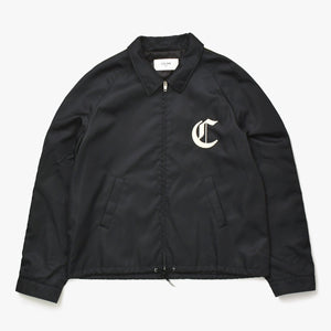CELINE Celine Jacket Zip Up Coach Jacket 25SS Logo Embroidery Black Yellow RV08X195X Size 56 Good Condition Used 4a008945