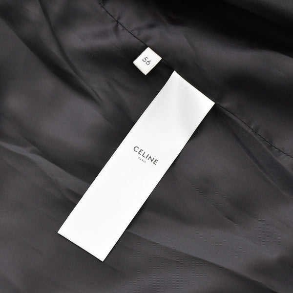 CELINE Celine Jacket Zip Up Coach Jacket 25SS Logo Embroidery Black Yellow RV08X195X Size 56 Good Condition Used 4a008945