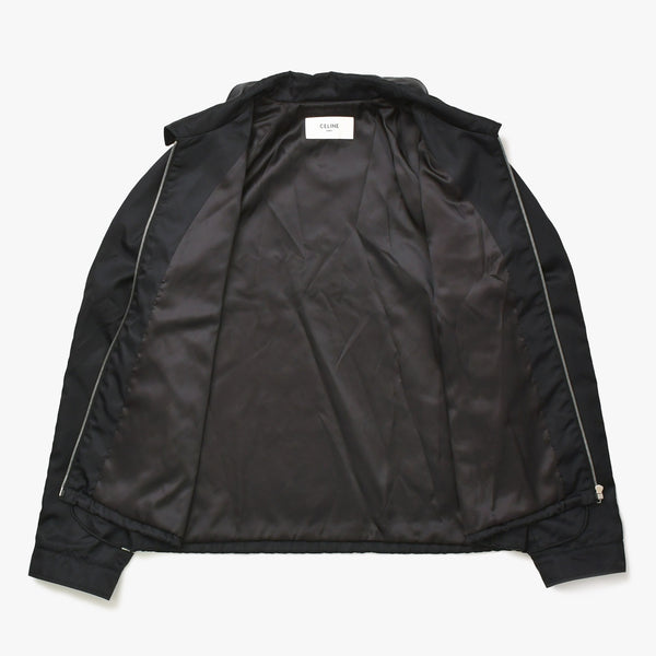 CELINE Celine Jacket Zip Up Coach Jacket 25SS Logo Embroidery Black Yellow RV08X195X Size 56 Good Condition Used 4a008945