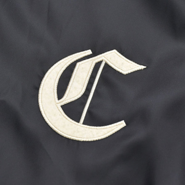 CELINE Celine Jacket Zip Up Coach Jacket 25SS Logo Embroidery Black Yellow RV08X195X Size 56 Good Condition Used 4a008945