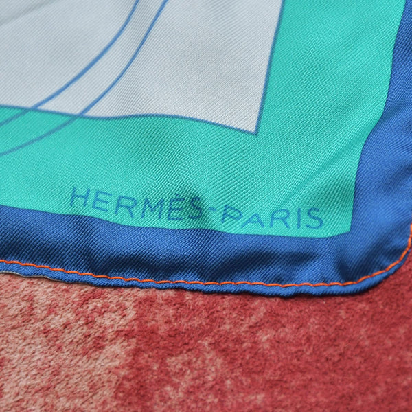 極美品 HERMES エルメス レザーシャツジャケット トップス フランス製 ラムスキン レッド サイズ39 中古 4a008946