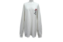Load image into Gallery viewer, 極美品 DUALISM デュアリズム NOT ANTI SNS 長袖Ｔシャツ ホワイト DLSM フォロワー1万人記念 コットン プリント サイズL 中古 4b000895