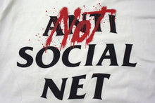 Load image into Gallery viewer, 極美品 DUALISM デュアリズム NOT ANTI SNS 長袖Ｔシャツ ホワイト DLSM フォロワー1万人記念 コットン プリント サイズL 中古 4b000895