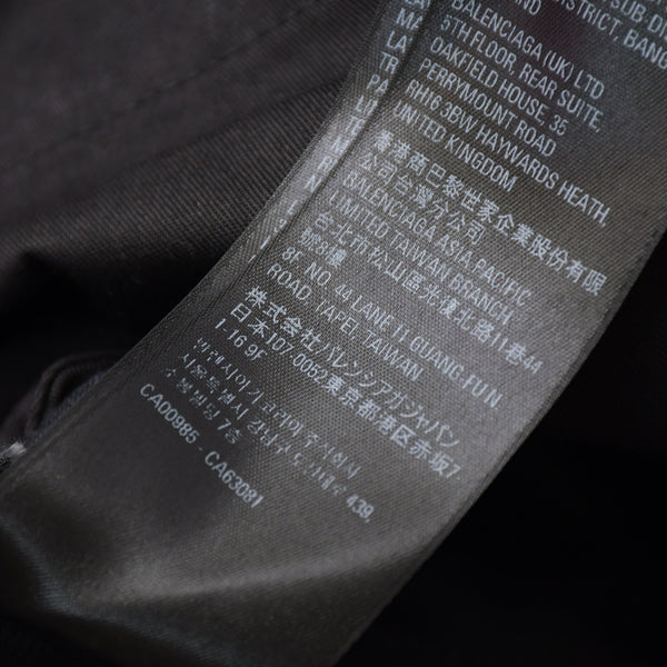 新品同様 BALENCIAGA バレンシアガ バギーデニムパンツ 675230 XSサイズ ブラック ソフトデニム ブラック金具 中古 4a008951