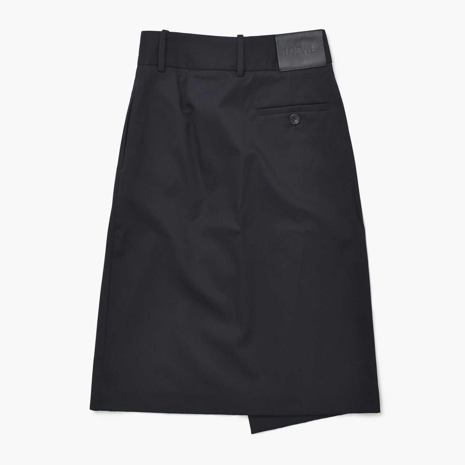 LOEWE ロエベ ヴィンテージレザー タイトスカート ブラック ロエベ LOEWE 中古・ヴィンテージ｜CASANOVA VINTAGE