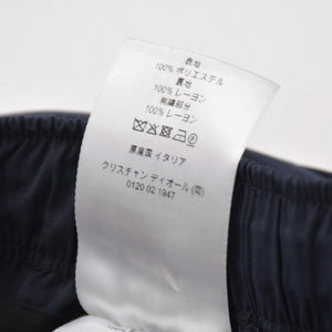 新品同様品 Dior Montaigne ディオール モンテーニュ サイズ46 エンブロイダリー トラックパンツ パンツ ネイビー 683C151A2031_C581 中古 4a008953