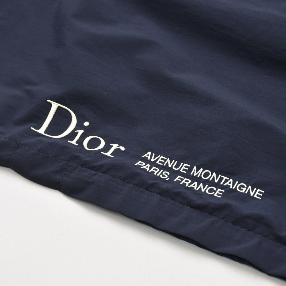 新品同様品 Dior Montaigne ディオール モンテーニュ サイズ46 エンブロイダリー トラックパンツ パンツ ネイビー 683C151A2031_C581 中古 4a008953