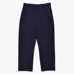 極美品 Dior ディオール ウールスラックスパンツ 343C130B0848 48サイズ ネイビー ボトムス センタープレス イタリア製 中古 4a008955