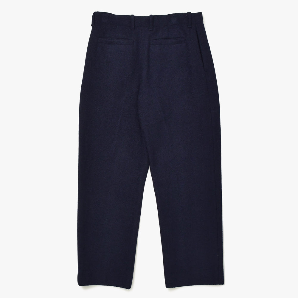極美品 Dior ディオール ウールスラックスパンツ 343C130B0848 48サイズ ネイビー ボトムス センタープレス イタリア製 中古 4a008955