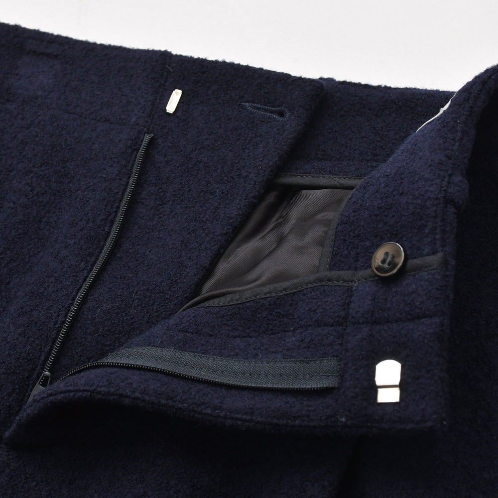 極美品 Dior ディオール ウールスラックスパンツ 343C130B0848 48サイズ ネイビー ボトムス センタープレス イタリア製 中古 4a008955