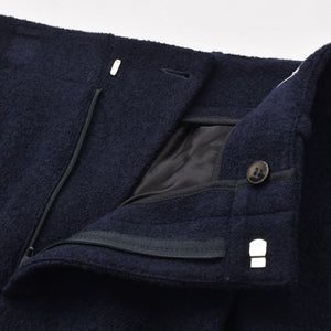 極美品 Dior ディオール ウールスラックスパンツ 343C130B0848 48サイズ ネイビー ボトムス センタープレス イタリア製 中古 4a008955