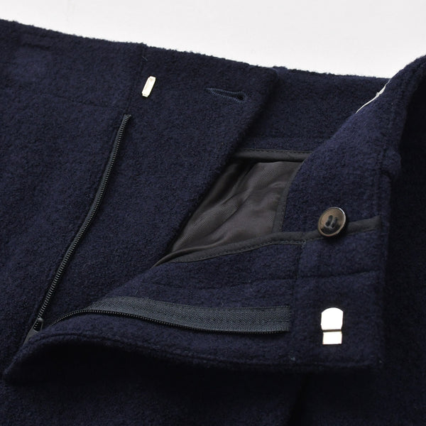 極美品 Dior ディオール ウールスラックスパンツ 343C130B0848 48サイズ ネイビー ボトムス センタープレス イタリア製 中古 4a008955