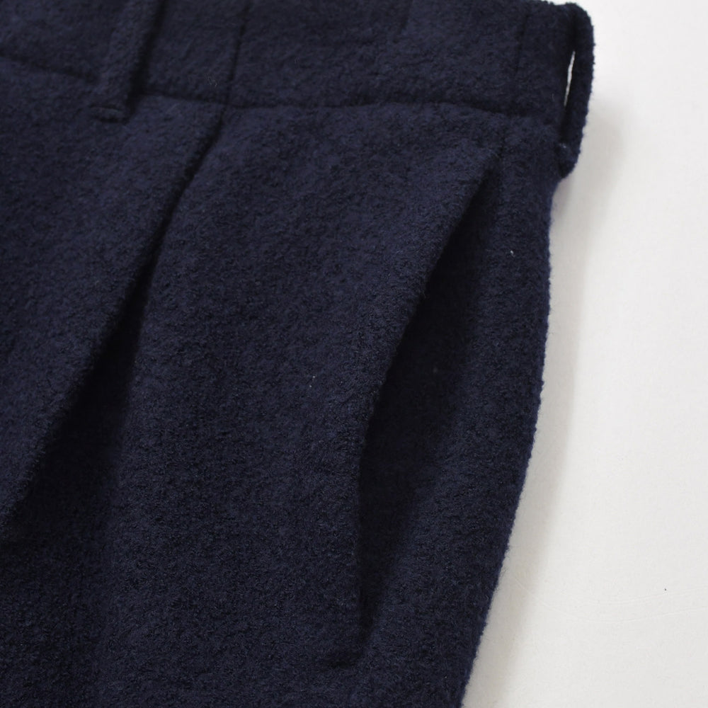 極美品 Dior ディオール ウールスラックスパンツ 343C130B0848 48サイズ ネイビー ボトムス センタープレス イタリア製 中古 4a008955