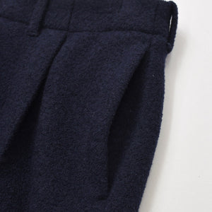 極美品 Dior ディオール ウールスラックスパンツ 343C130B0848 48サイズ ネイビー ボトムス センタープレス イタリア製 中古 4a008955
