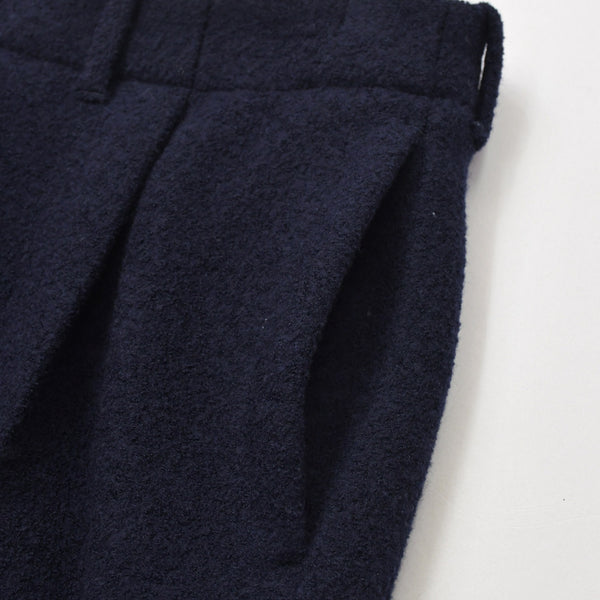極美品 Dior ディオール ウールスラックスパンツ 343C130B0848 48サイズ ネイビー ボトムス センタープレス イタリア製 中古 4a008955