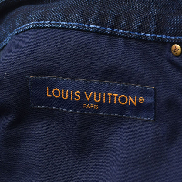 新品同様 LOUIS VUITTON ルイヴィトン デニムフレア カーペンターパンツ RM251MM 25SS 30サイズ インディゴ ファレルウィリアムス 中古 4a008958