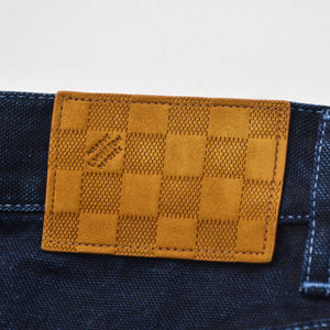 新品同様 LOUIS VUITTON ルイヴィトン デニムフレア カーペンターパンツ RM251MM 25SS 30サイズ インディゴ ファレルウィリアムス 中古 4a008958