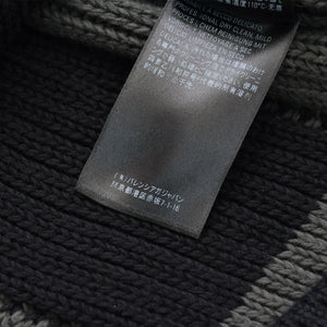 新品同様 BALENCIAGA バレンシアガ チェック ニット セーター 646679 T3192 ブラック グレー サイズXS 中古 4a008959