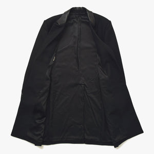 Like new CELINE Chesterfield Wool & Silk Tricotine Long Coat Coat Size 52 Black 2M137862C Used 4a008972