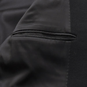 Like new CELINE Chesterfield Wool & Silk Tricotine Long Coat Coat Size 52 Black 2M137862C Used 4a008972