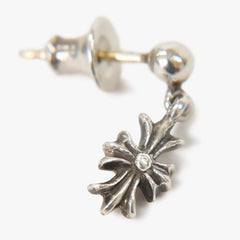 CHROME HEARTS クロムハーツ TNY E CH PLS 1 タイニーE CHプラス ドロップピアス 重量約1.17g シルバー925 片耳用 美品 中古 4a009006