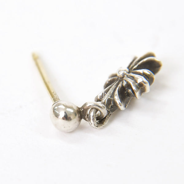 CHROME HEARTS クロムハーツ TNY E CH PLS 1 タイニーE CHプラス ドロップピアス 重量約1.17g シルバー925 片耳用 美品 中古 4a009006