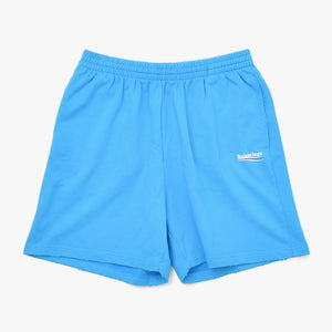 BALENCIAGA バレンシアガ Political Campaign Logo キャンペーンロゴ ショートパンツ ショーツ スカイブルー ブルー 676137 サイズM 美品 中古 4a009062