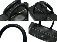 画像をギャラリービューアに読み込む, 極美品 CHANEL シャネル ボストンバッグ ボーリングボストンバック キャビアスキン 8番台 ブラック ゴールド金具 中古 4b009130