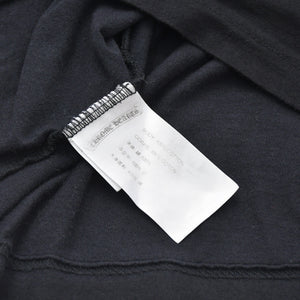 極美品 CHROME HEARTS クロムハーツ Made in Hollywood Vertical Logo Tee Sサイズ ブラック ピンク スクロールラベル クロス 中古 4a009187