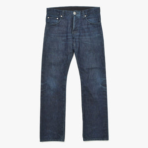 CHROME HEARTS クロムハーツ ジーンズ デニムパンツ サイズ30 クロスボールボタン ネイビー シルバー925 新型 美品 中古 4a009188