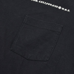 CHROME HEARTS クロムハーツ 半袖Tシャツ サイズS CHプラス オールドイングリッシュ ブラック ホワイト 美品 中古 4a009190