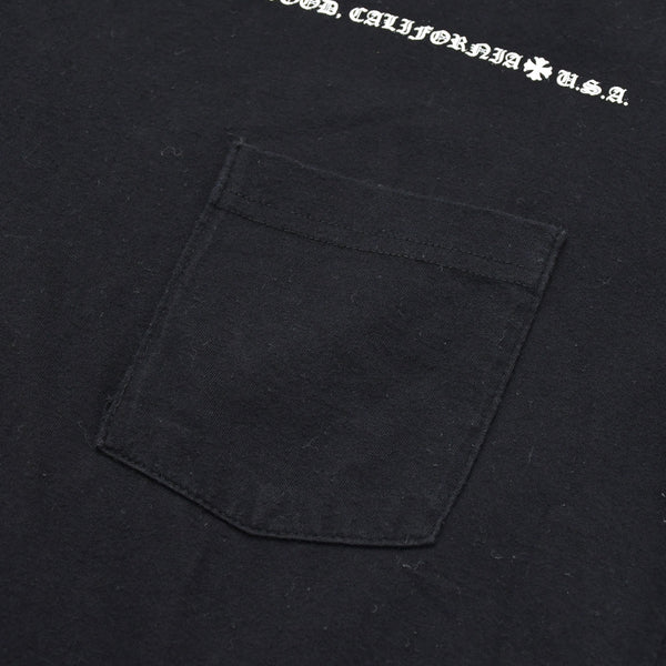 CHROME HEARTS クロムハーツ 半袖Tシャツ サイズS CHプラス オールドイングリッシュ ブラック ホワイト 美品 中古 4a009190